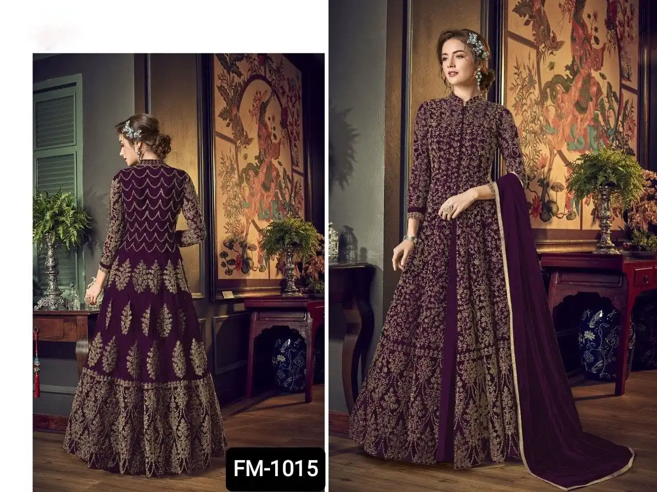 Тяжелый новейший дизайн вышивки для вечеринки стильное длинное платье вечернее в Пакистанском Стиле Анаркали Костюм дам с дупаттой