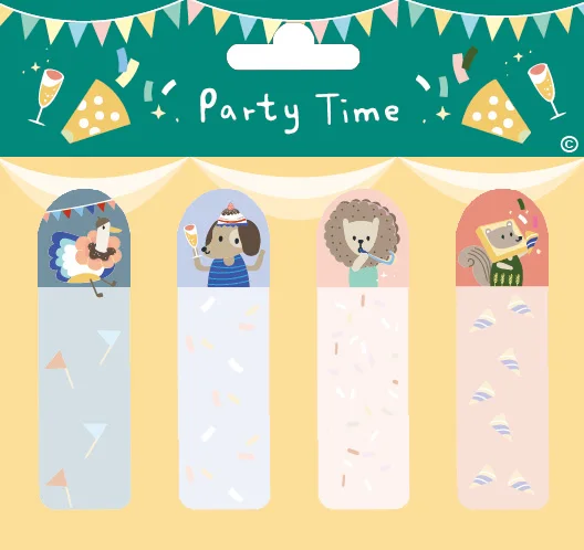 New Design Christmas Gift Memo Note Memo Pad Sticky Notes Party Time