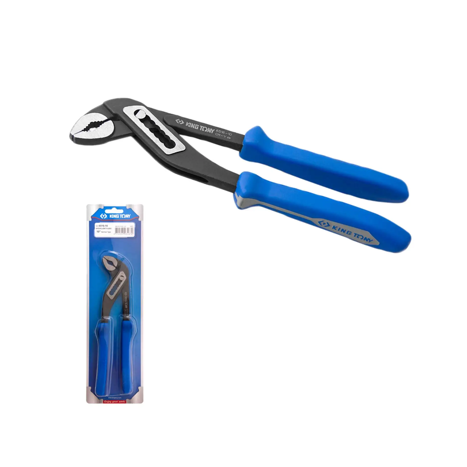 KING TONY German Style Water Pump Pliers Taiwan Hand Tool 6516-10