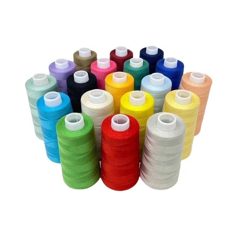 Нить 100% вискоза окрашенная пряжа витая вышивка искусственный шелк 120*2 модная пряжа для плетения по конкурентоспособной цене SUMILON Gujarat, Индия