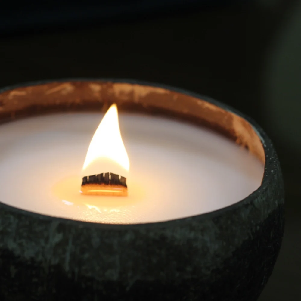 Natural Coconut Shell candle