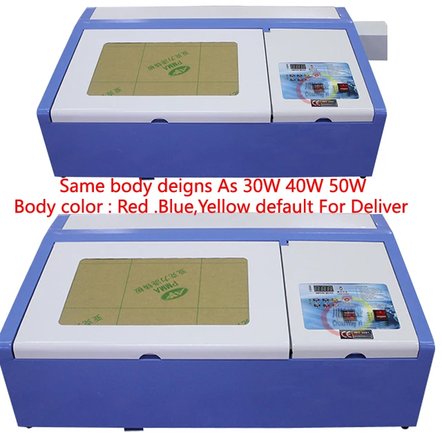Mini 300 *200mm 40W 50W CO2 Laser Cutter Engraver for Stamps plastic Engraving Fabric