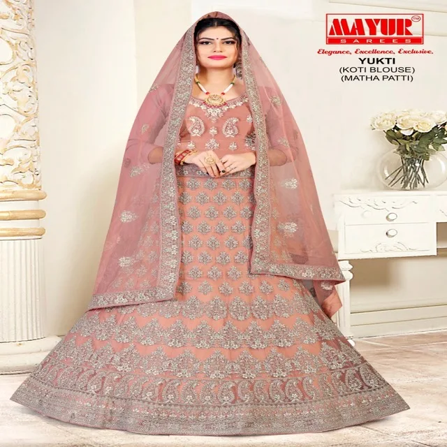 
Mayur Sarees Новый Тяжелый Блеск с камнем работы свадьбы Lehenga ЧОЛИ 