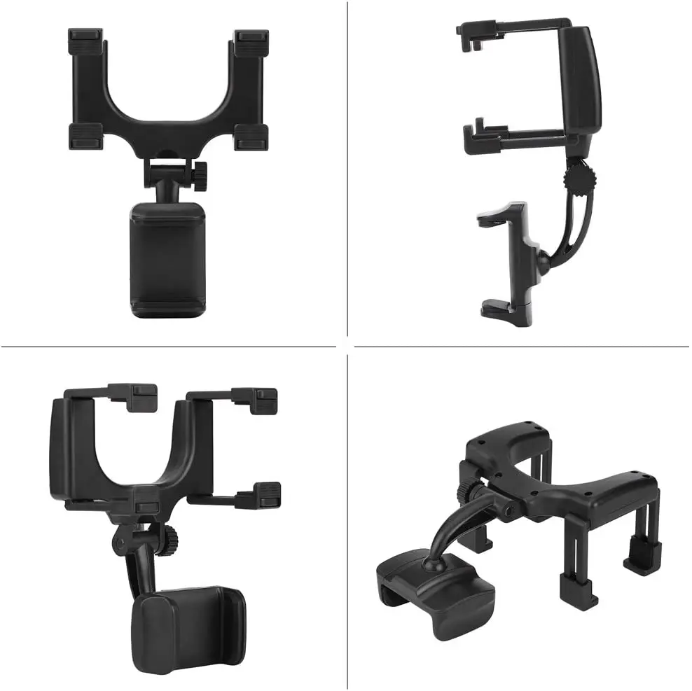 Автомобильный держатель для мобильного телефона на зеркало заднего вида с поворотом 360 градусов