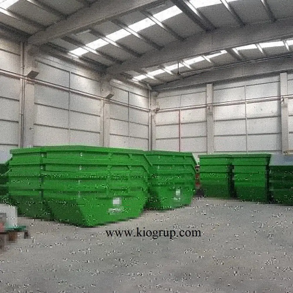 Мусорный контейнер бункер-накопитель металла пропустить