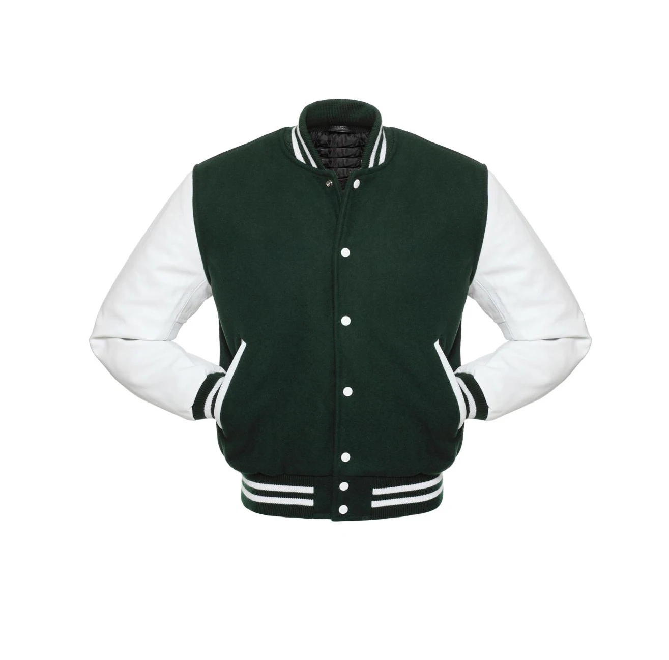 Custom Made Varsity Jacket Custom Your Logo Cotton Fleece Zipper Up Pattern Printing Outdoors Jacket