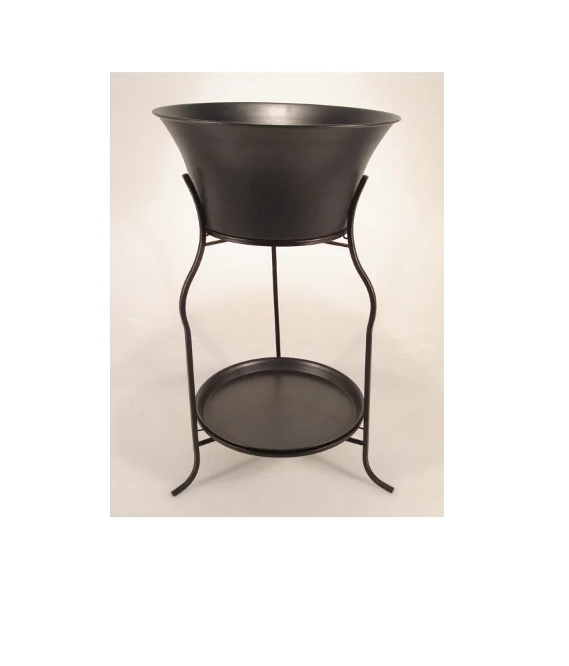 Steel Beverage Tubs Large Ice Bucket Drink Buckets with stand for Parties