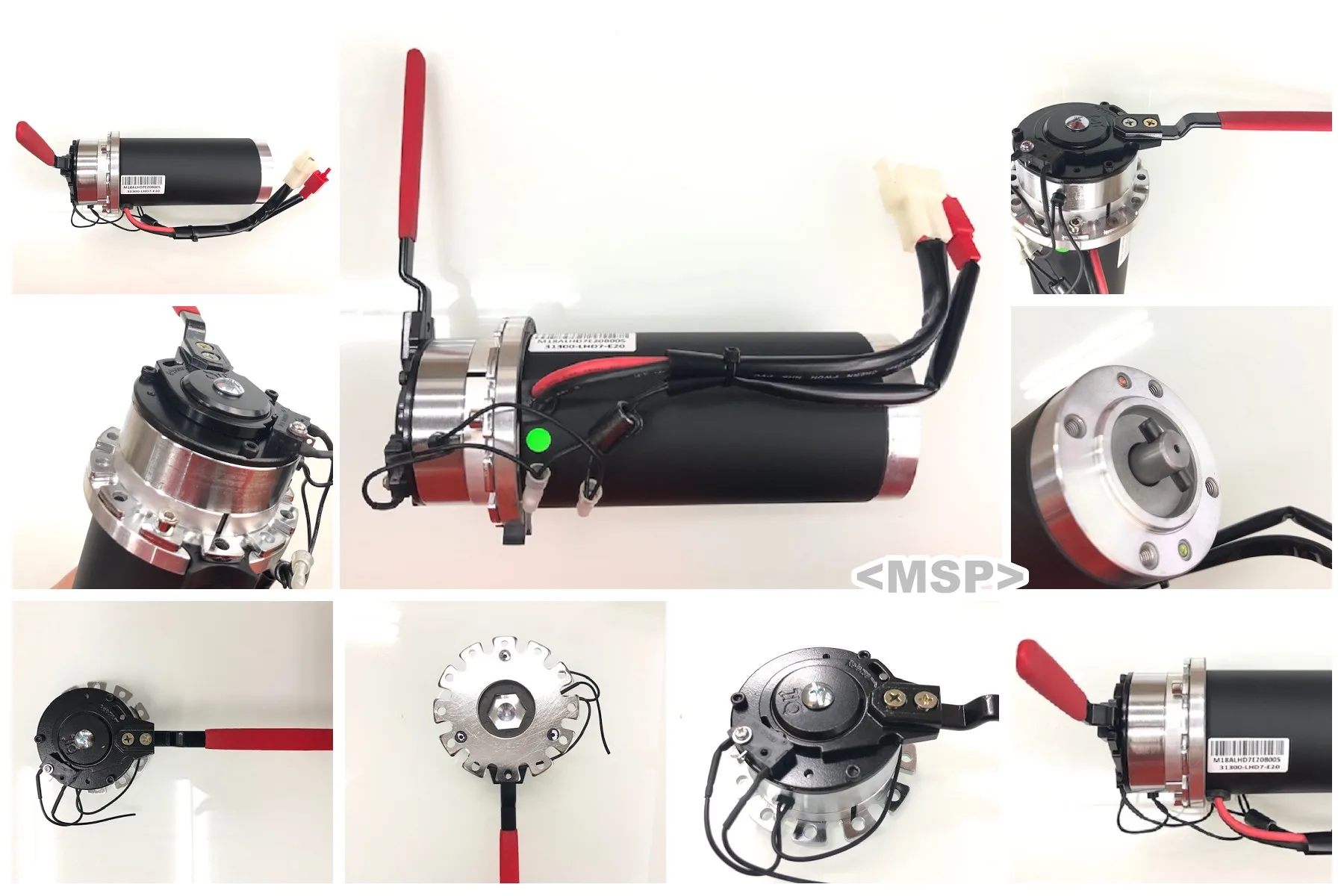 MSP Kymco 31300-LHD7-E20 incl. a brake for Mini EQ20CC Mobility Scooter