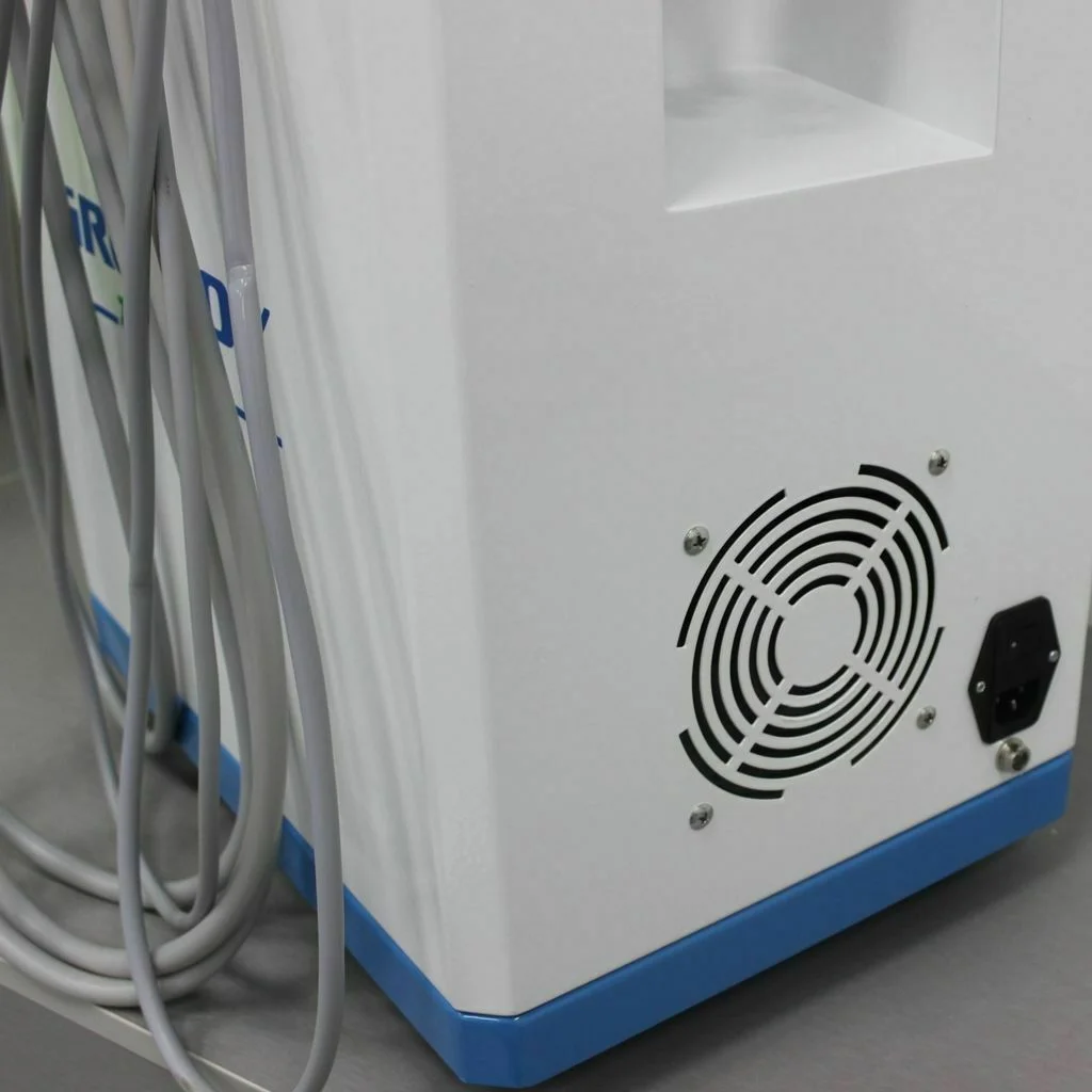 High quality Portable Suction Unit Dental Portable Treatment Unit mobile dental cart GU-P209 with Scaler LED Curing Light