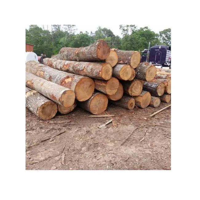 Африканский жесткий Тиковый круглый деревянный бревен по самой низкой цене