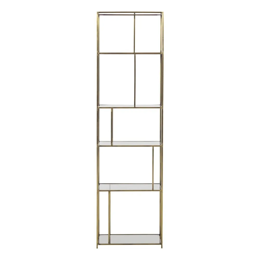 Steel Clothing Display Stand Display Racks Store Boutique Gold Modern Store Bag Gold Metal Display Rack Stand Bookcase Vitrine