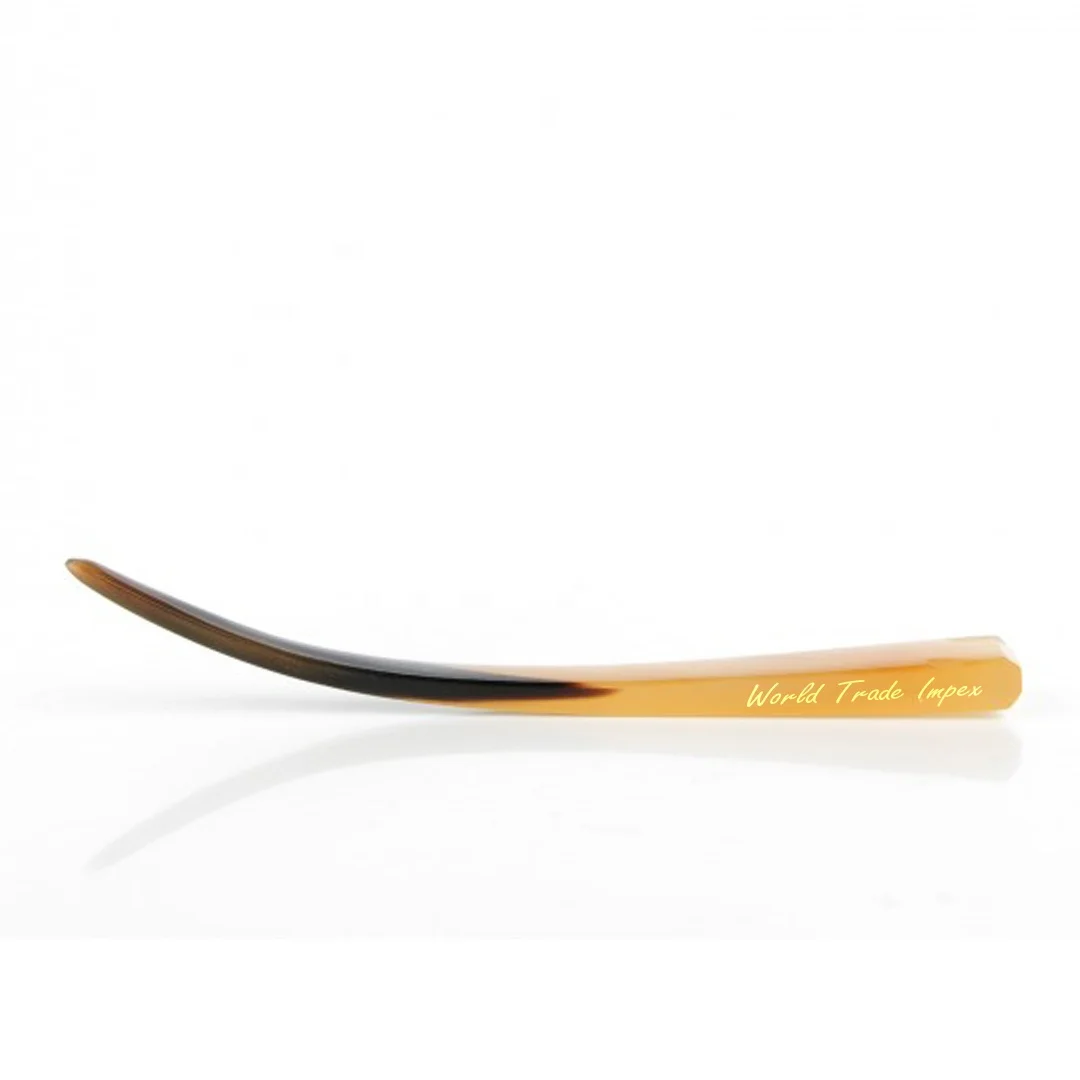 The all new stunning design hair barrette accessories carved buffalo horn hair stick barrette for women