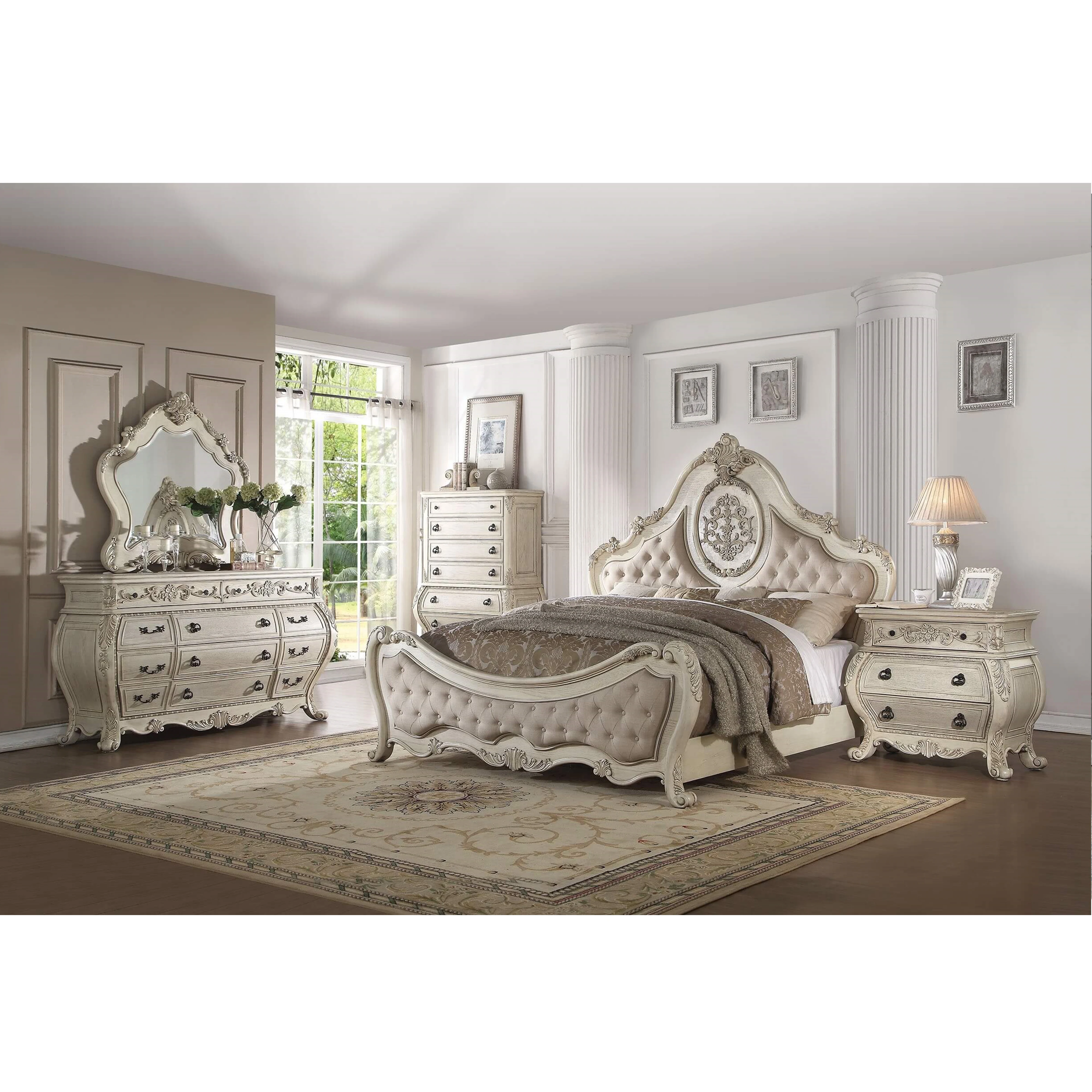 antique white bedroom furniture wooden carved bed designs luxury italian style carved wood bed classic bedroom furniture sets