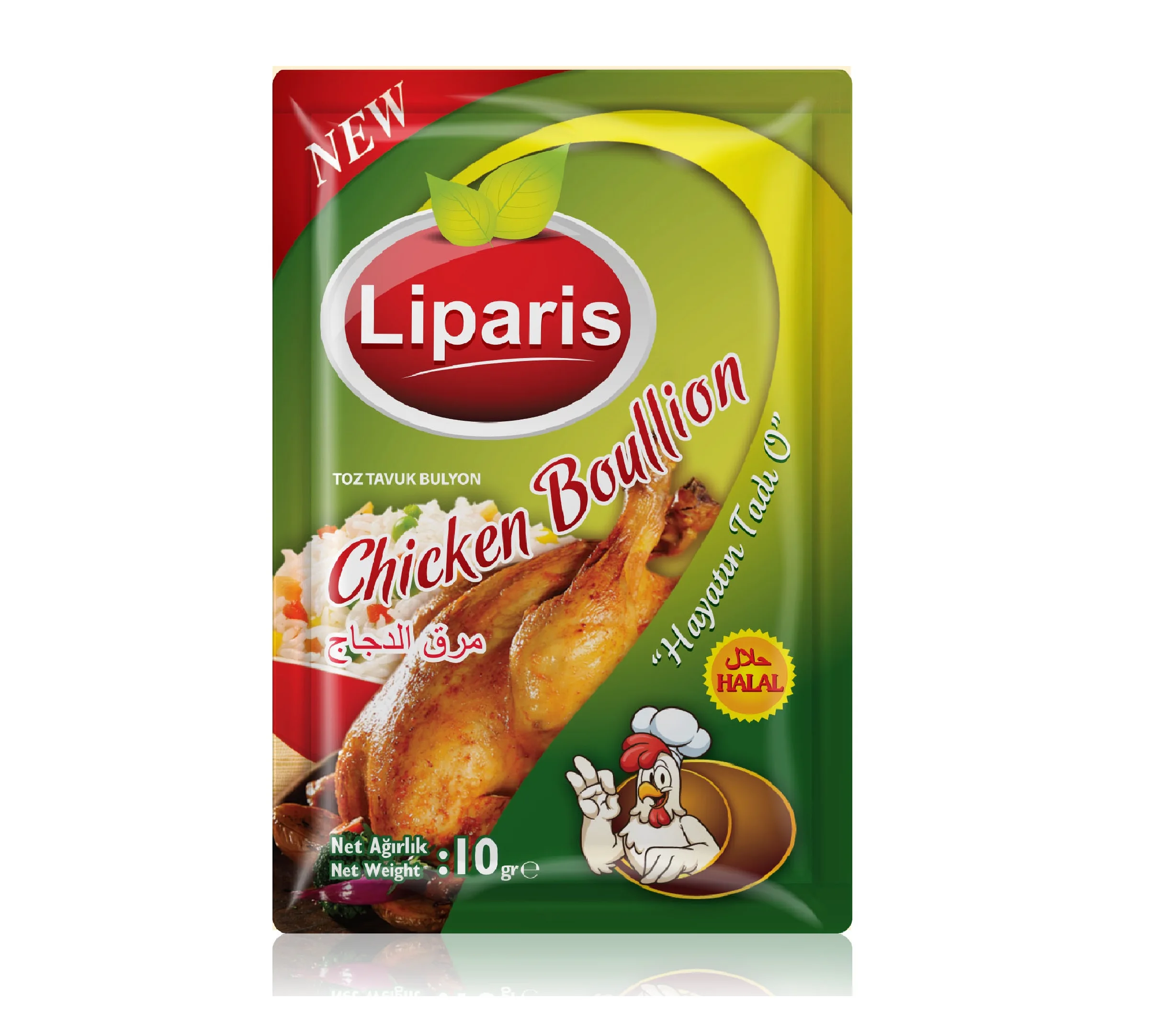 Chicken Bouillon Powder  seasoning stocks for all Purpose cooking 10gr in chain form