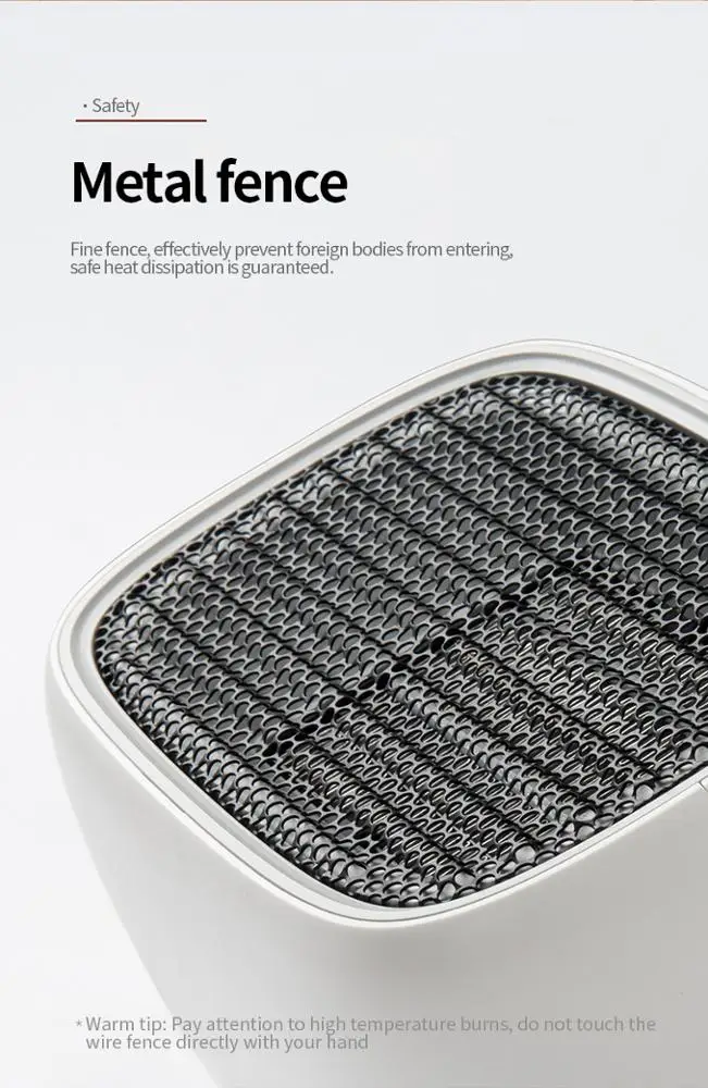 New Plug Safe Portable Lightweight Desktop Winter Mini Space Heater