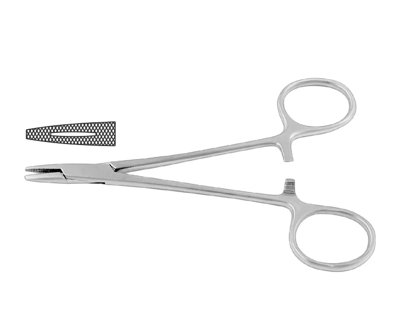 
Needle Holder Forceps/ Mayo Hegar needle holder/Single use and Re-usable Needle Holder Stainless Steel 12 cm 