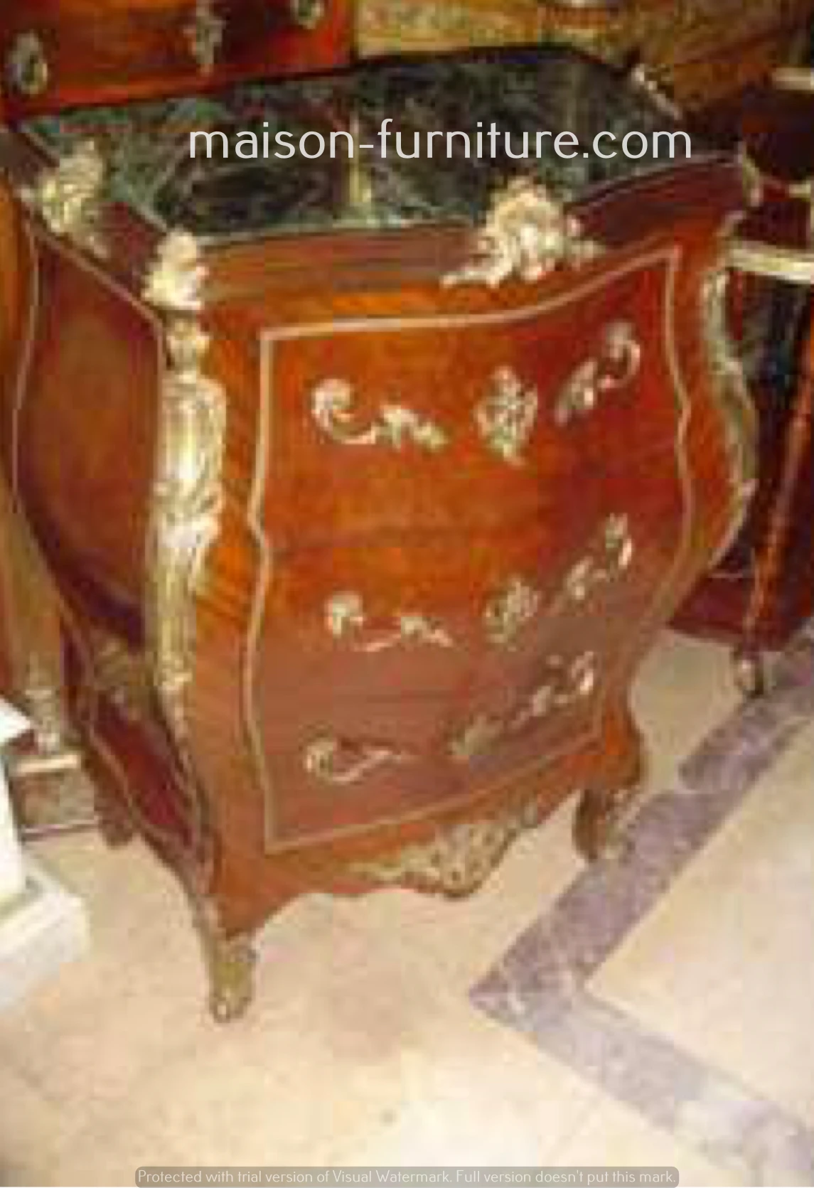 Manufacturers source sell well French bombe commode marquetry antique commode toilet commode Best choice
