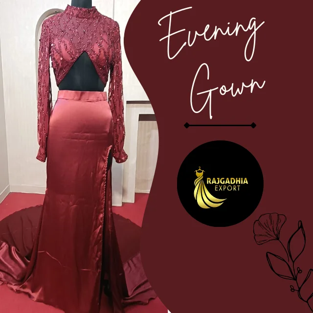 Long Elegant Evening Gowns Prom Dresses Beaded Party Gown High Quality One Piece Backless Sexy V Neck Formal for Women Burgundy