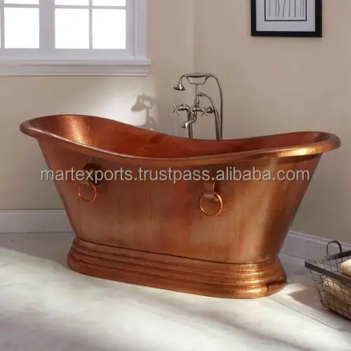 HIgh Quality Pure Copper BathTub Available in Customize Designs with Premium Finishing and Packaging