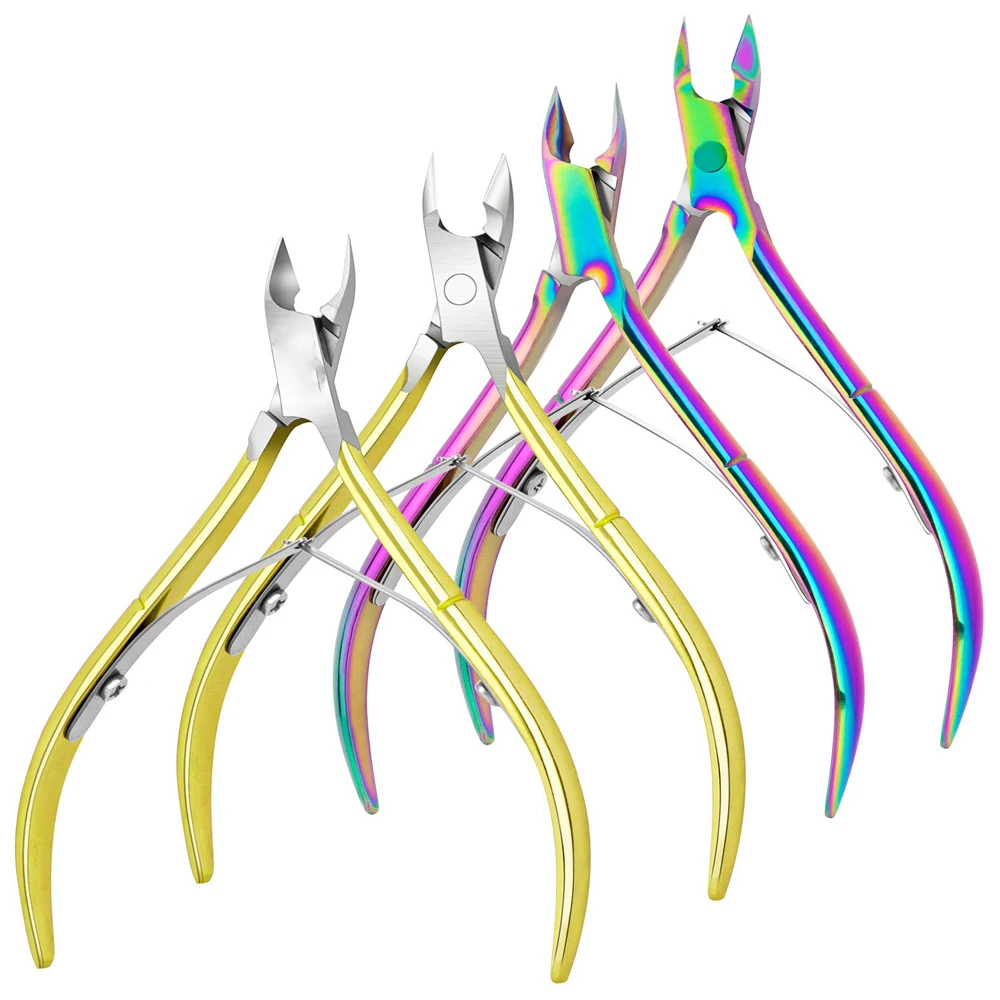 Premium Quality Super Sharp Podiatry Tools Cuticle Remover Cutter Professional Stainless Steel Ingrown Nail Cuticle Nipper