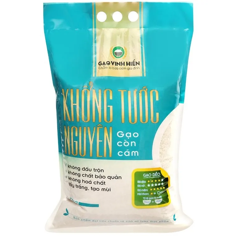 Высококачественный ВЬЕТНАМСКИЙ РИС Khong Tuoc Нгуен 100%