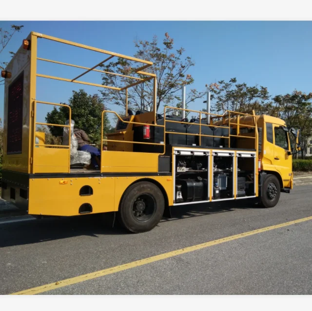 
multifunctional fully automatic thermoplastic road marking truck for road marking line road marking machine supplier 