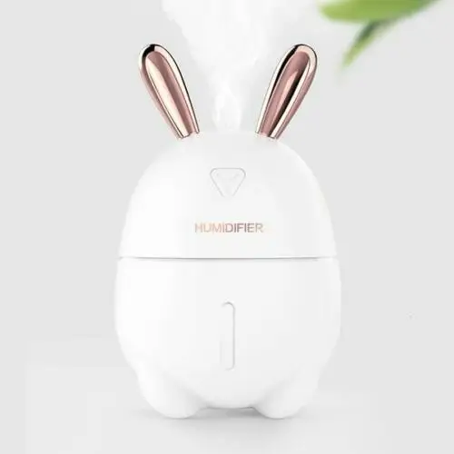 Cute Deer Rabbit Nano Atomized Humidifier Night Light USB Charging Aromatherapy Essential Oil Diffuser Mist Maker Air Purifier