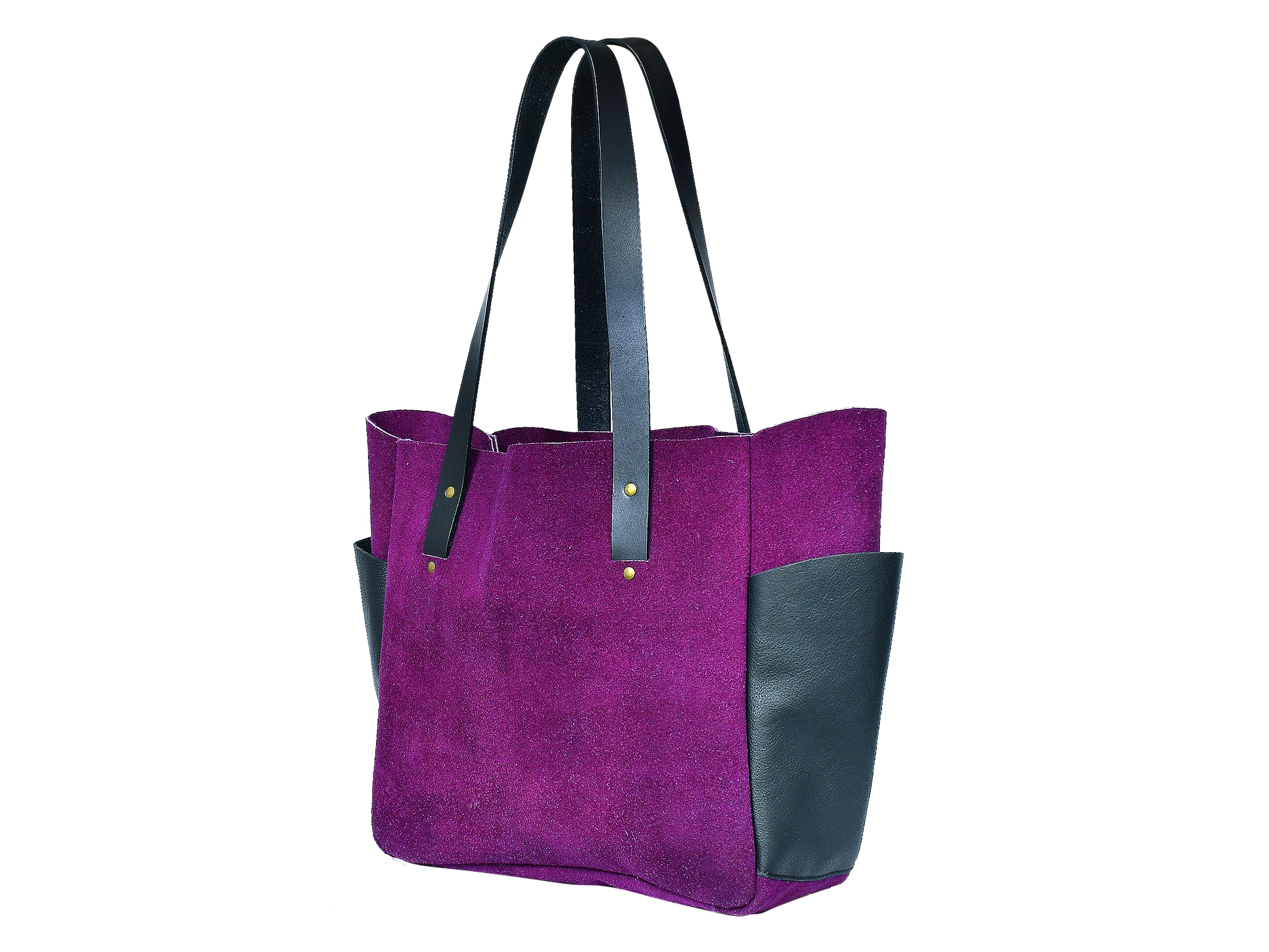 New Arrival High Quality Tote Luxury Real Genuine Leather Ladies Fashion Handbag for Ladies Fashion Suede Leather Laptop Handbag