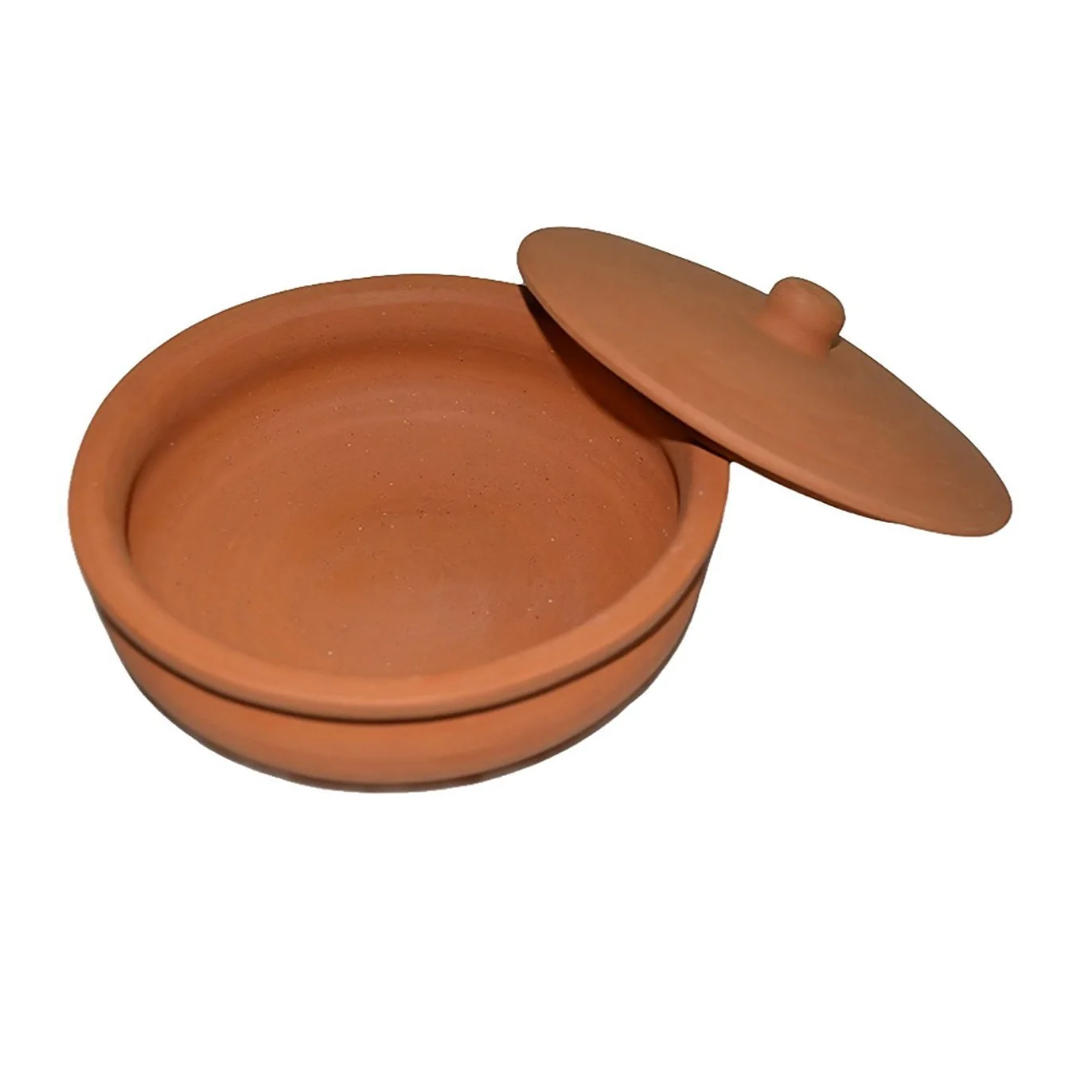 Столовая посуда по конкурентоспособной цене, кастрюля из натуральной глины с крышкой