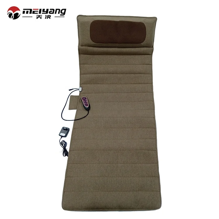 
Meiyang electric full body vibration massage mattress with pillow for bed 