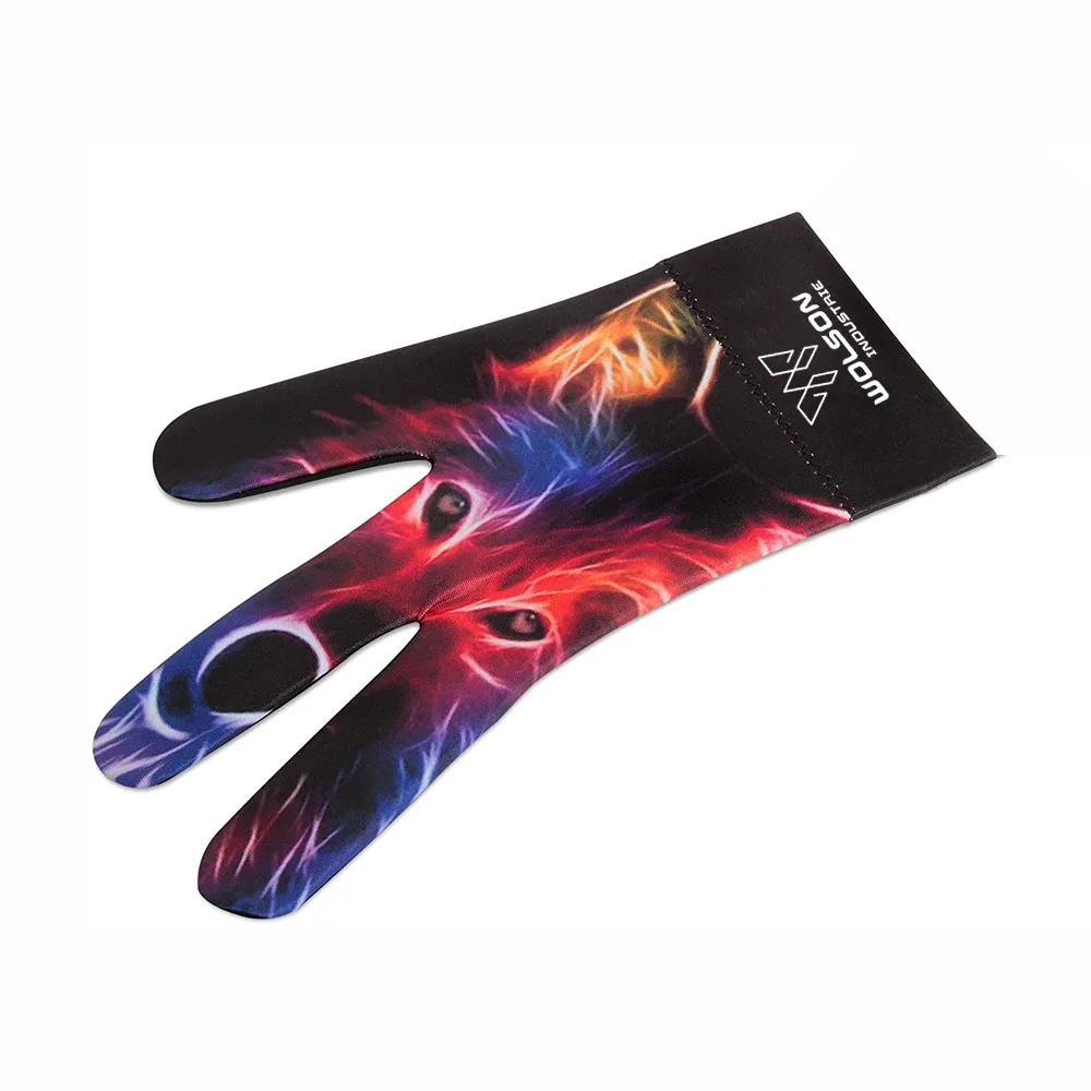 High Quality Best Design Snooker Customized Sublimation Billiard Gloves Snooker Gloves Billiard Gloves guantes de billar