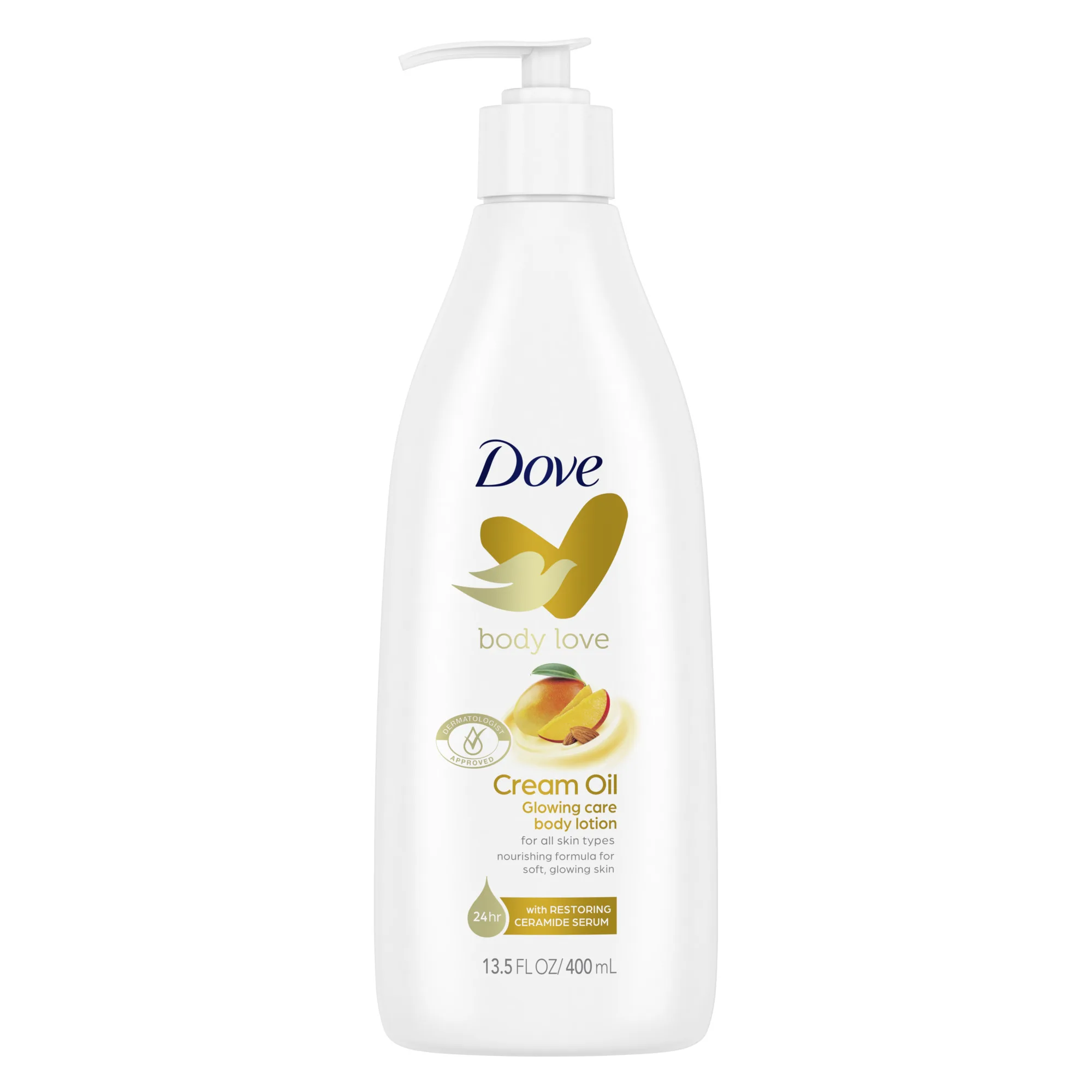 Dove Body Love Pampering Body Lotion for Silky, Smooth Skin Butter & Warm Vanilla Scent Softens  Dry Skin 13.5 oz
