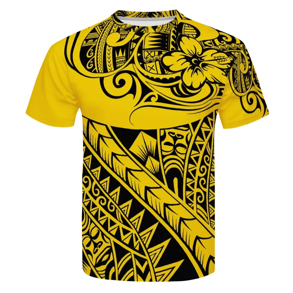 Men T-shirts for Summer Short Sleeve Shirt men yellow design Printing Tee Shirt Tops Tees big sale products