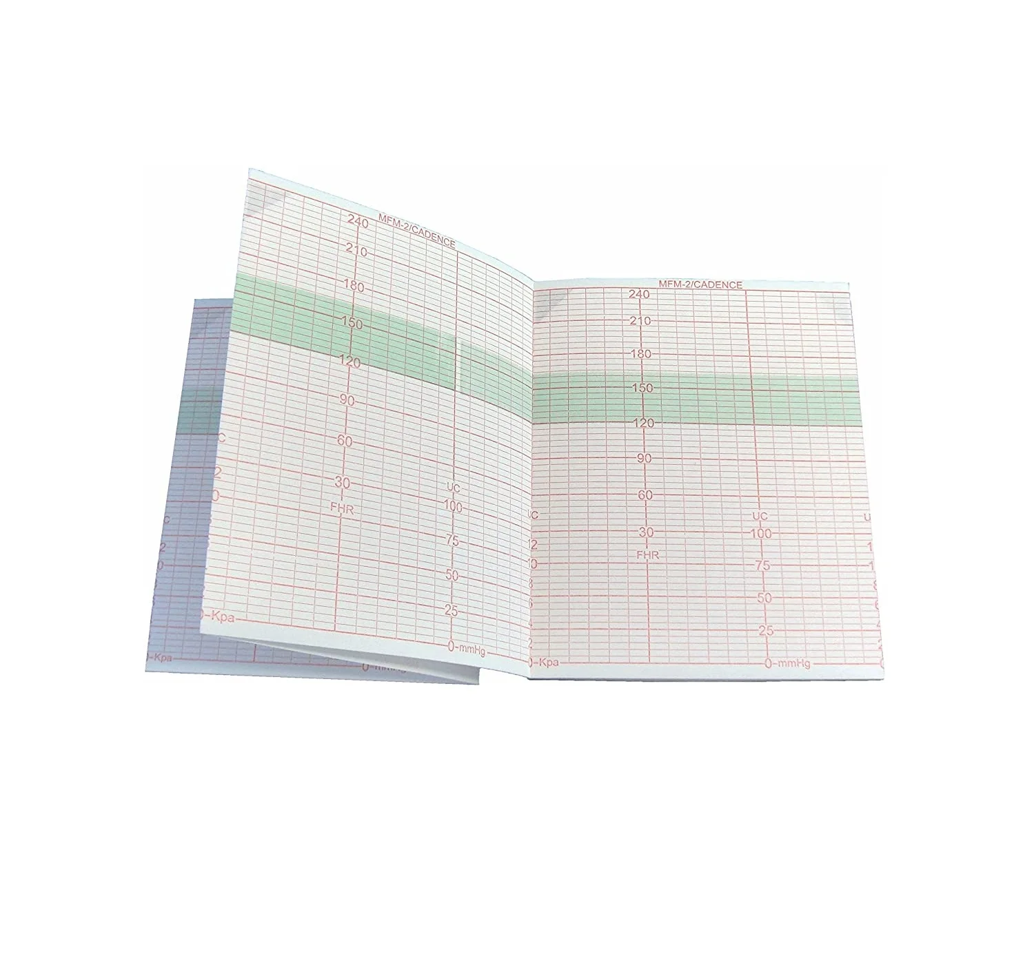 ЭКГ Тепловой диаграммы на перфорированной совместим с Edan Каденции MFM-2, 112x90 мм, MS1-01921