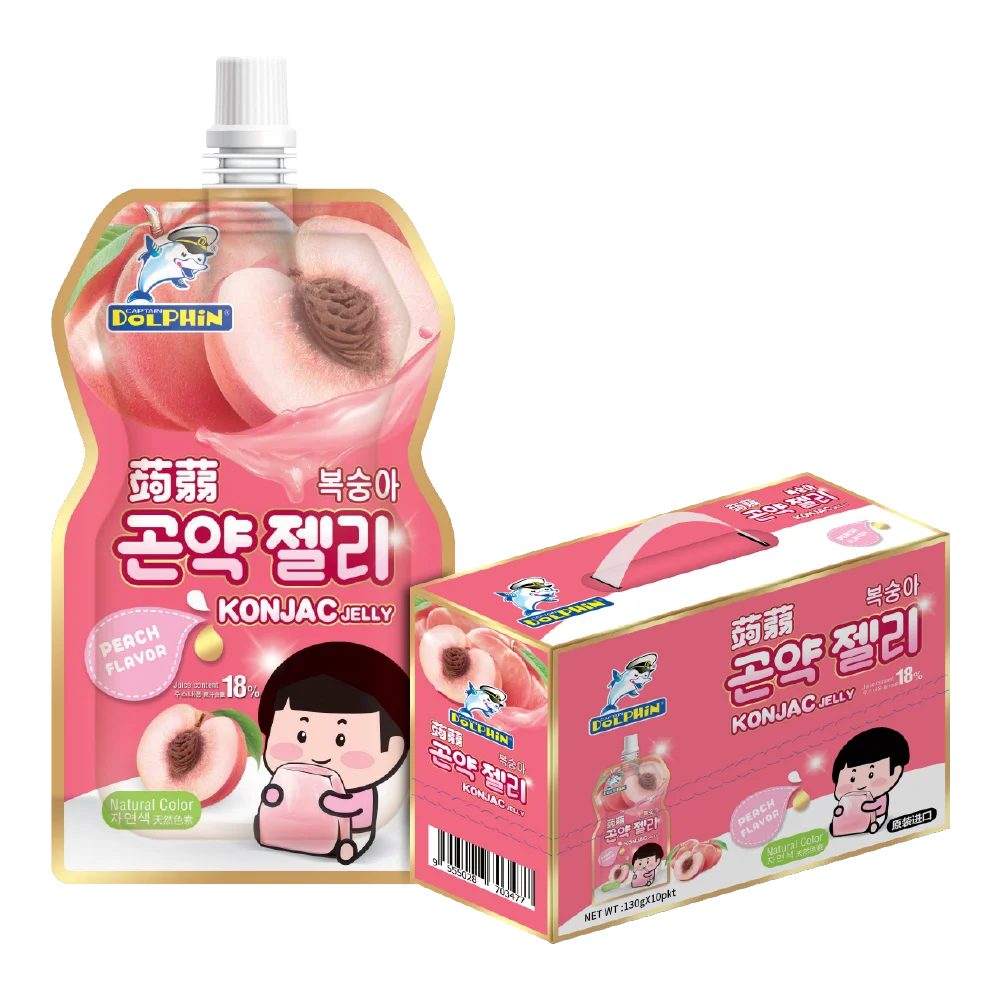  Желейный напиток Peach Konjac 130 г [Captain