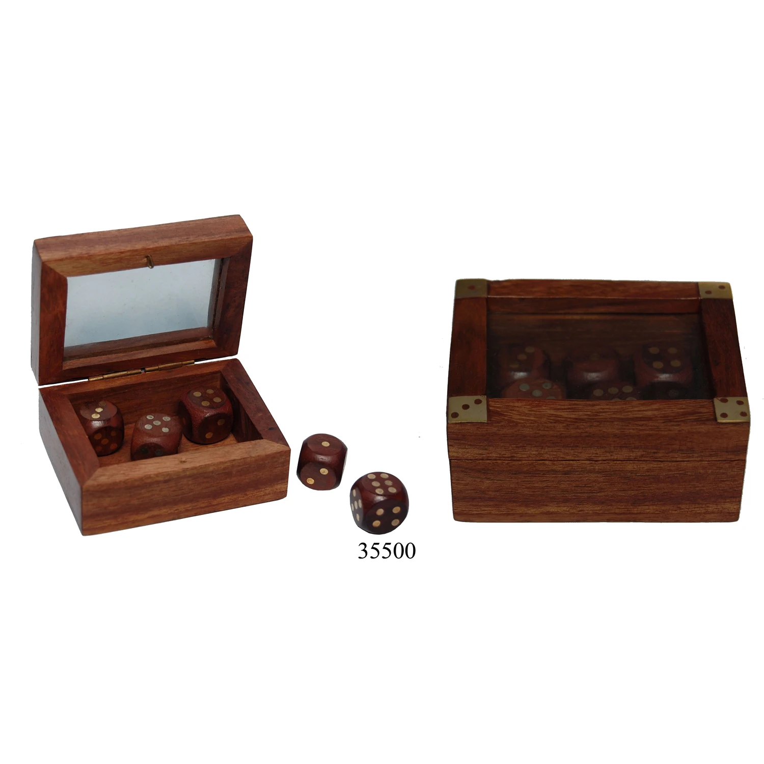 Vintage Design Decorative Wooden Domino Game for Home and Office Hotel Playing Domino Game Box for Decor And Sale