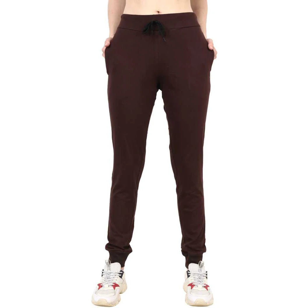 Hot Sale Women Hip Hop Styles Solid Brown Casual Wear Jogger Pants High Quality Running And Yoga Sports Wear Trouser Pants