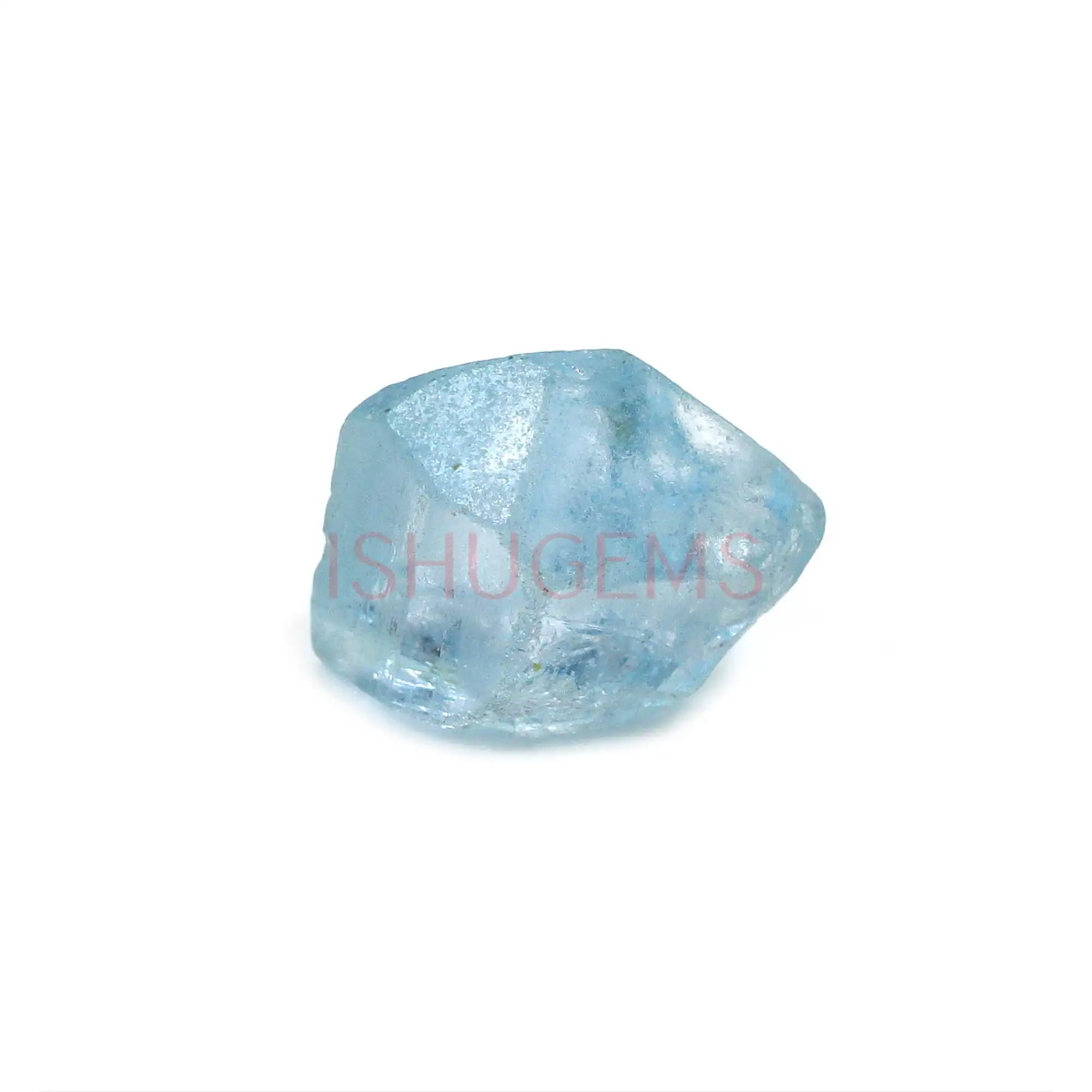 Natural Sky Blue Topaz 13x12mm Freeform Rough 13.25 Cts Loose Gemstone