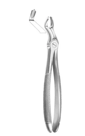 Щипцы для экстракции фиг 67 английский узор верхних челюстей третьих коренных зубов немецкая нержавеющая сталь
