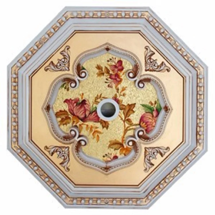 2023 New Medallion False Ceiling Design Artistic Ceiling Decoration Ps Ceiling