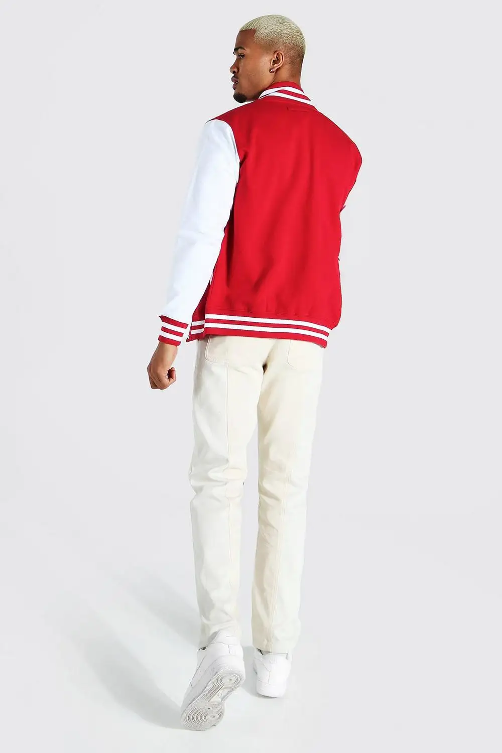 Высококачественная крутая куртка для старой школы шерстяное боди с кожаными рукавами и нашивками на заказ леттерманская