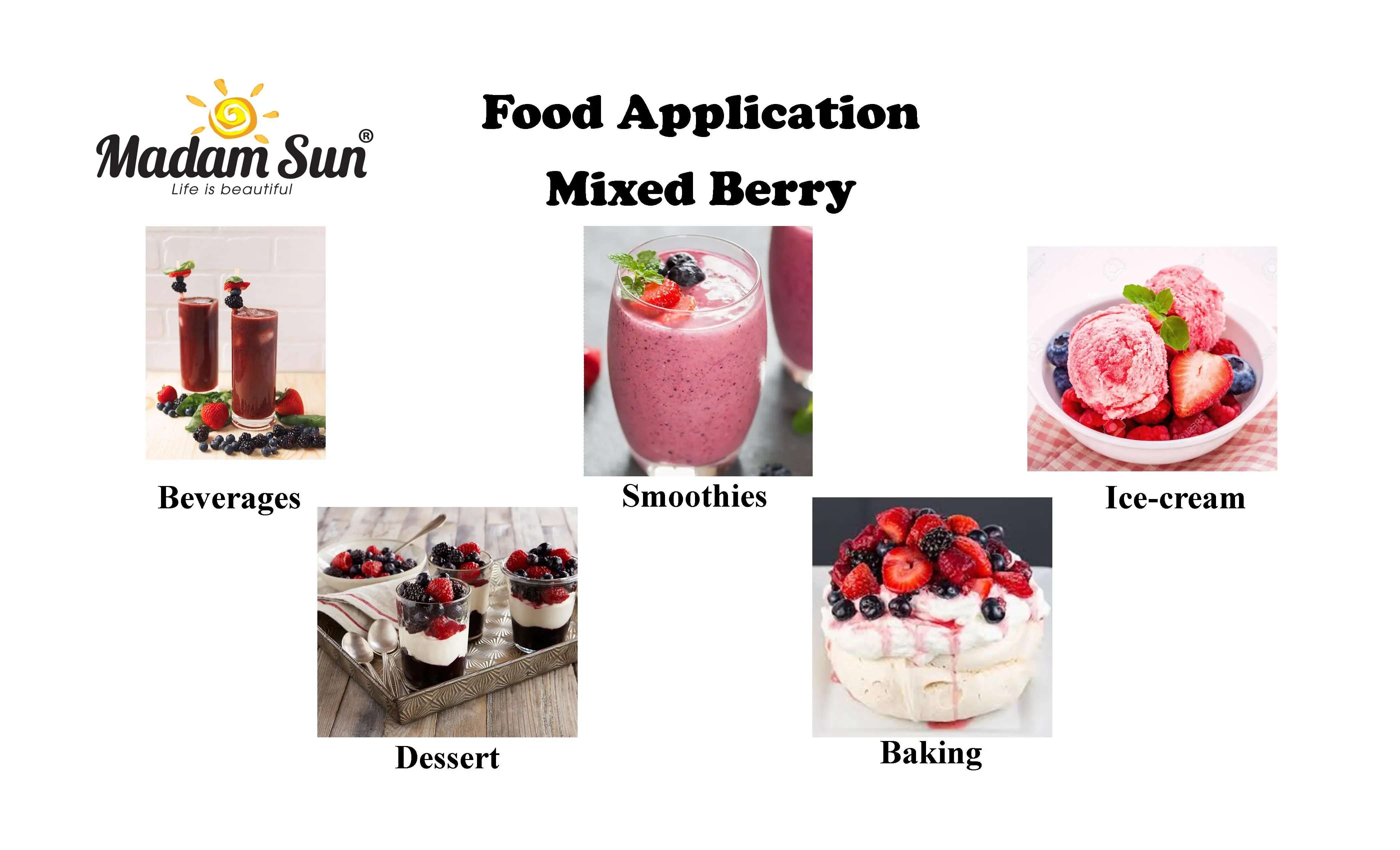 Mixed Berry Puree Drink Concentrate/Mixed Berry Juice/Mixed Berry Puree