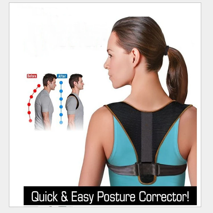 New Design Adjustable Back Posture Doctor Corrector Back Brace Support Belt For Women Men