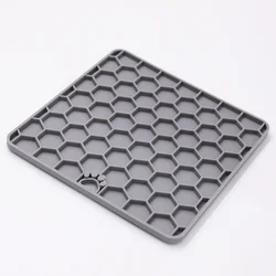 Wholesale Dog Lick Pad Pet Bathing Distraction Pads Silicone Slow Feeder Lick Mat with Strong Suction dog lick mat