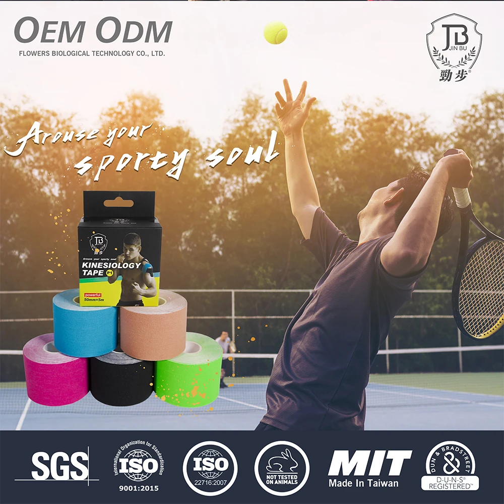 Muscle support kinesiology sports strapping tape