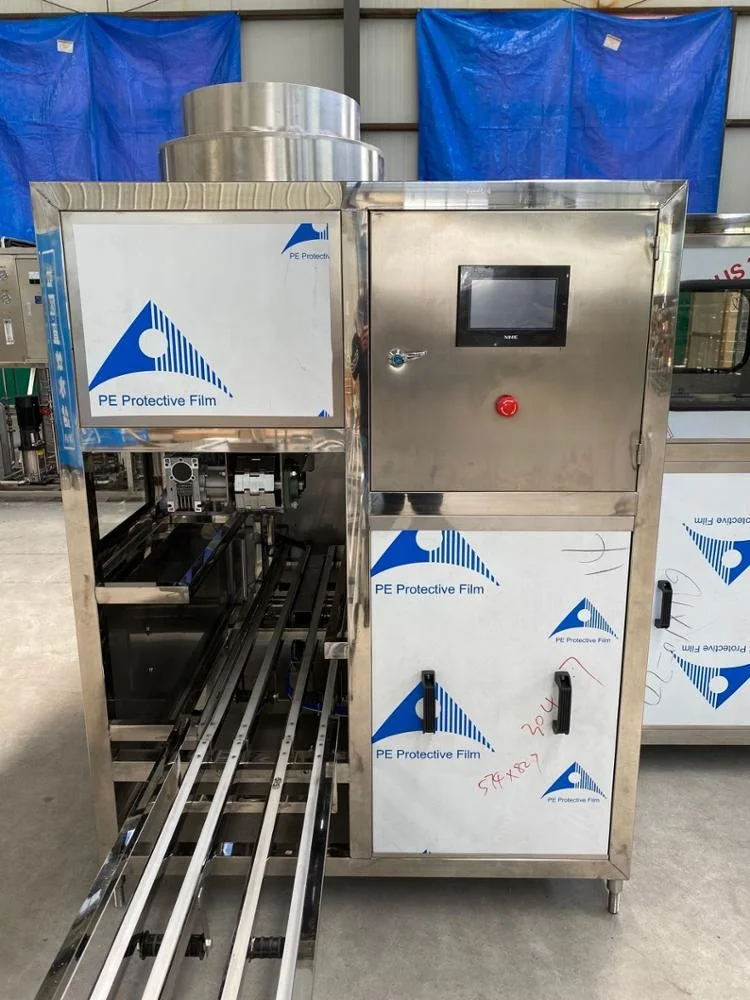 
Cheap 5 gallon small bottled water filling line is used in water station, water sales business 
