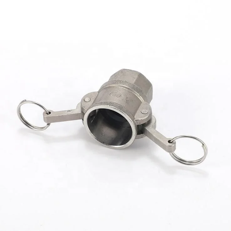 
1' BSPT Female Thread 304 Stainless Steel Camlock Pipe Fittings DN25 Type D SS304 Connector Cam Lock Water Hose Coupling 