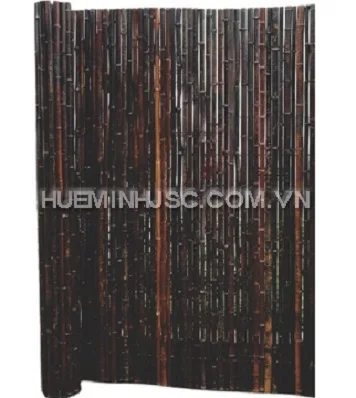 High quality Smoke Bamboo fences for garden 100% Vietnamese natural forest bamboo easy to assemble environmentally friendly
