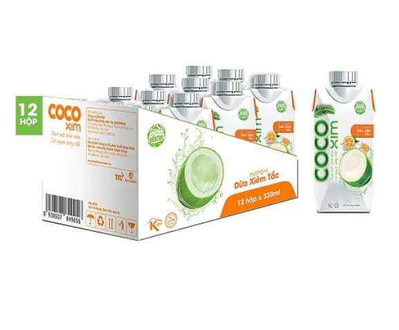 Качественная кокосовая вода со вкусом Kumquat 100% из кокоса Вьетнама