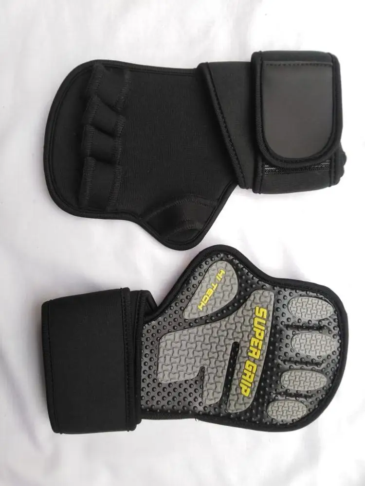 Weight Lifting Gloves POWER GRIP PADS GYM FITNESS EXERCISE STRENGTH TRAINING WEIGHT LIFTING BAR GRIPS By FIT IMPEX
